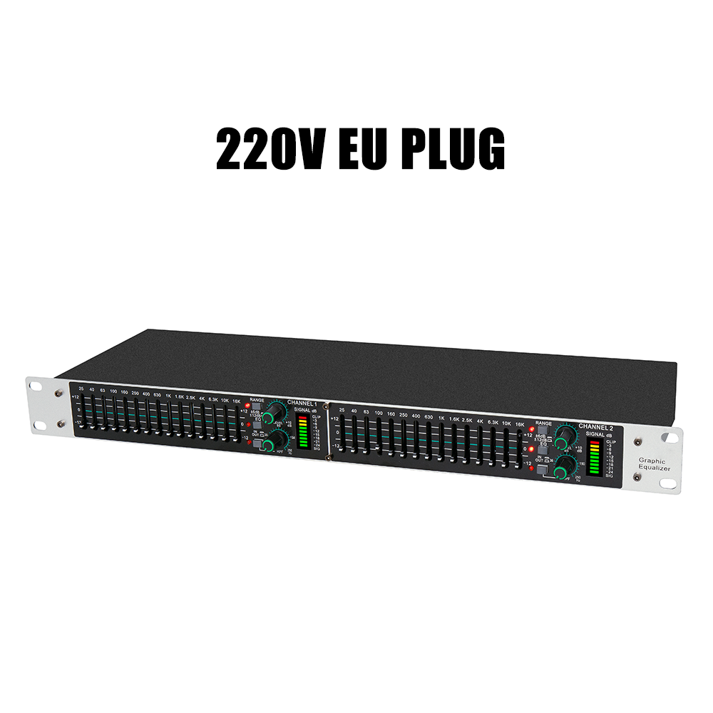 Audio Music Mixer - Equalizador Gráfico Dual de 15 Bandas