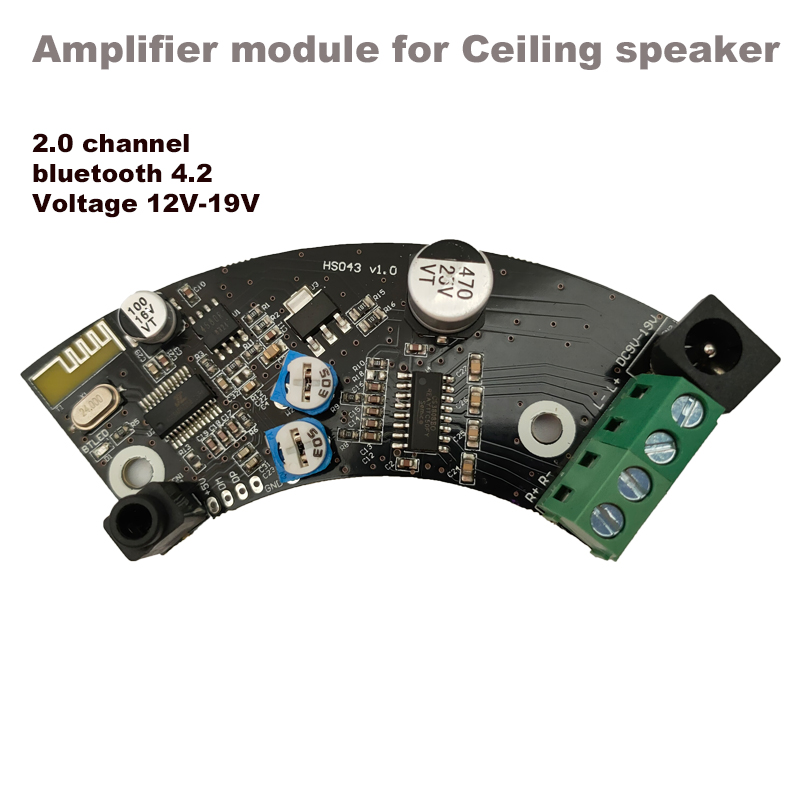 Audio Music Background - Placa amplificadora bluetooth alto-falante de teto