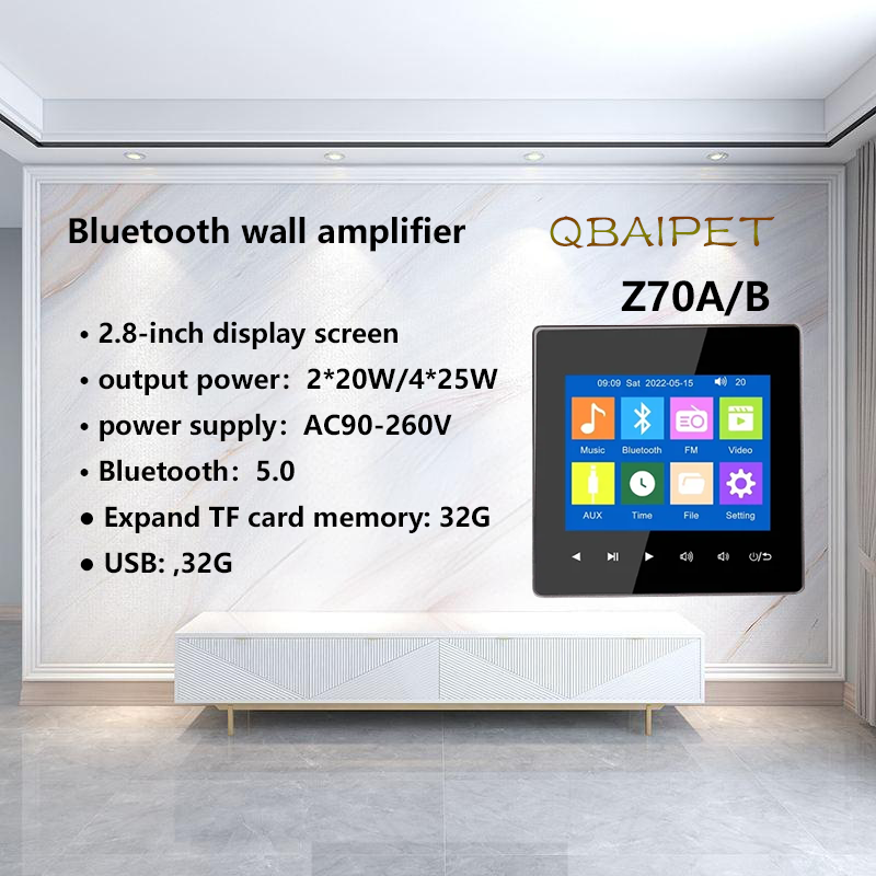 Audio Music Background - Casa bluetooth amplificador de parede fundo