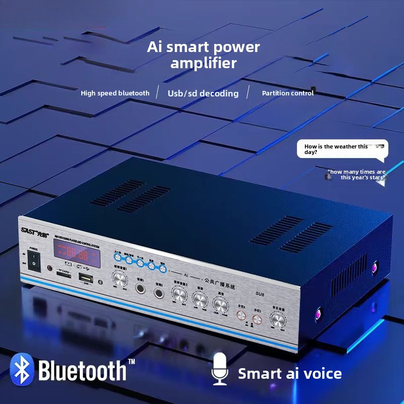 Audio Music Store - AI Inteligente Bluetooth Amplificador de Potência