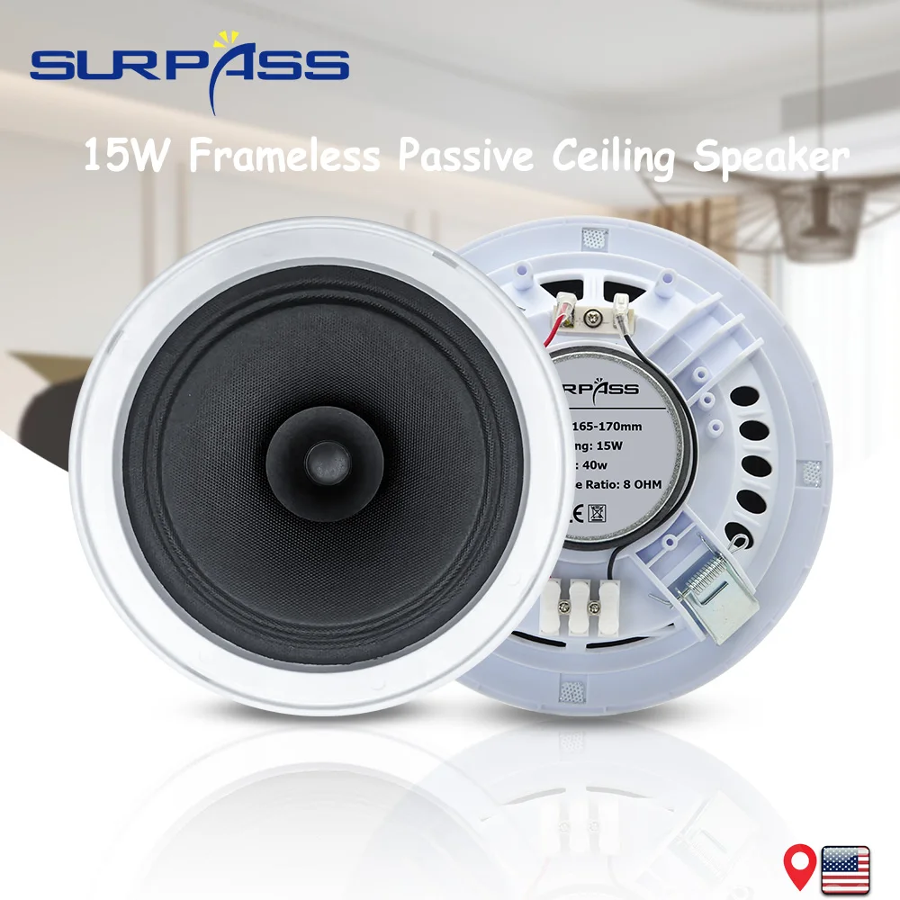 Audio Music Store - Sistema de som pa, 6 polegadas,
