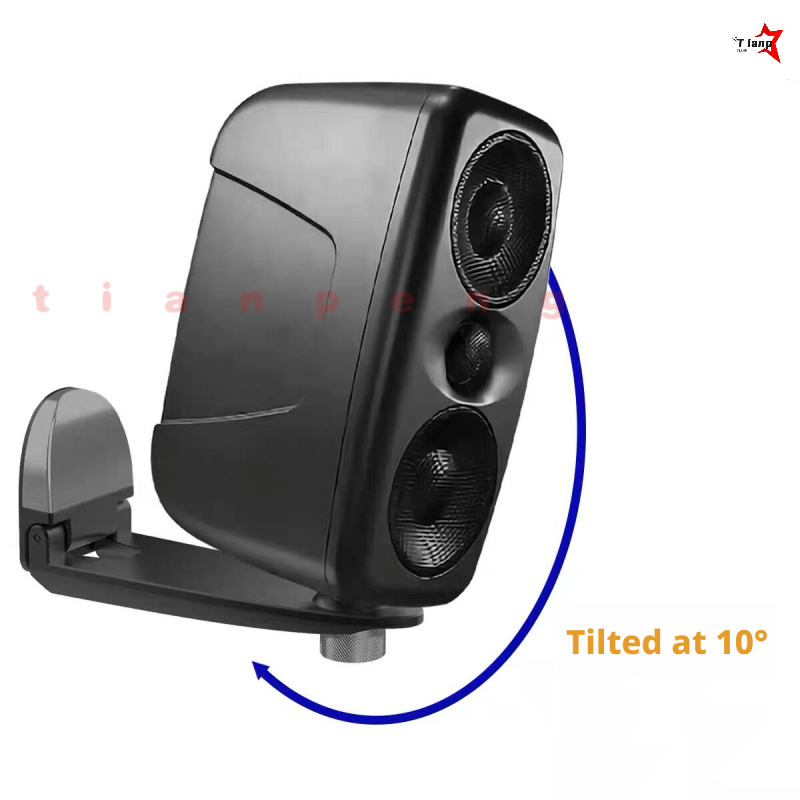 Studio Monitor Speaker - Suporte de Parede Metálico Ajustável WYORESY