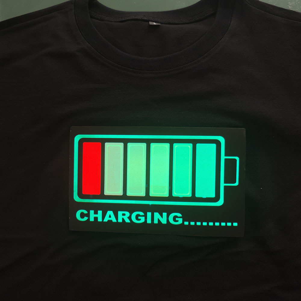 Audio Music Mixer - Camiseta Equalizador Ativada por Som para