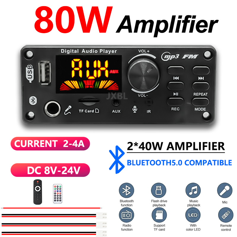 Audio Music App - Placa Decodificadora MP3 Bluetooth 5.0 de