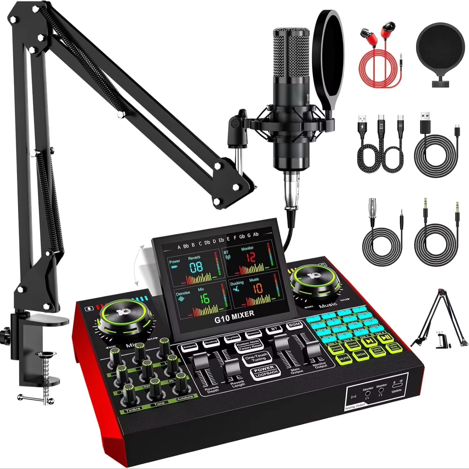 Audio Music Mixer - Interface de Áudio para Streaming ao