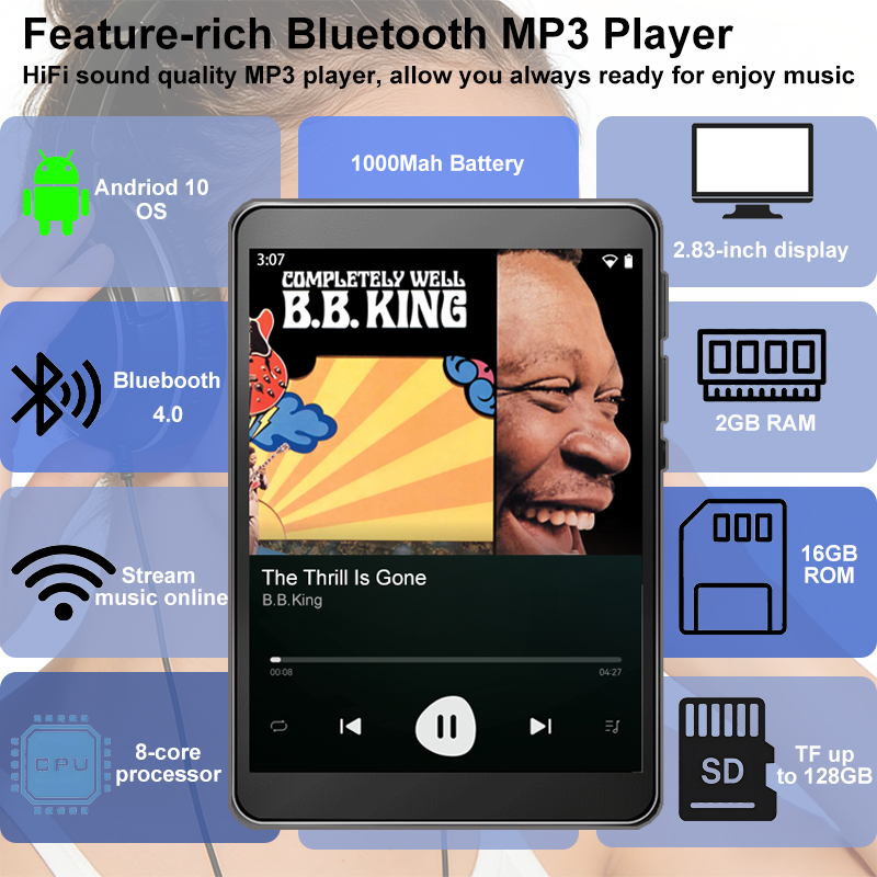 Audio Music Store - Reprodutor de MP3 WiFi Android 10