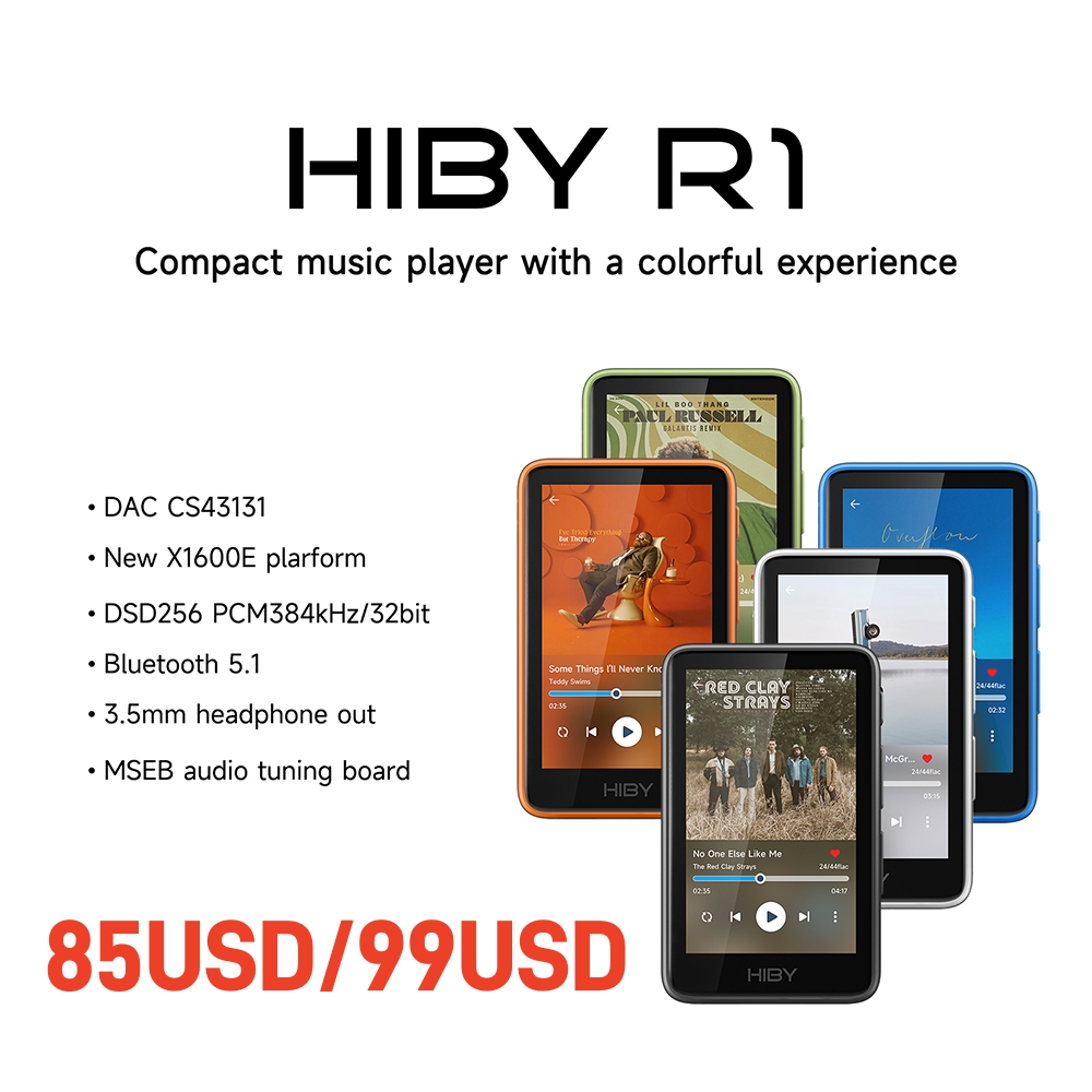 HiBy R1 Reprodutor de Música H - Audio Music Web avaliação e preço