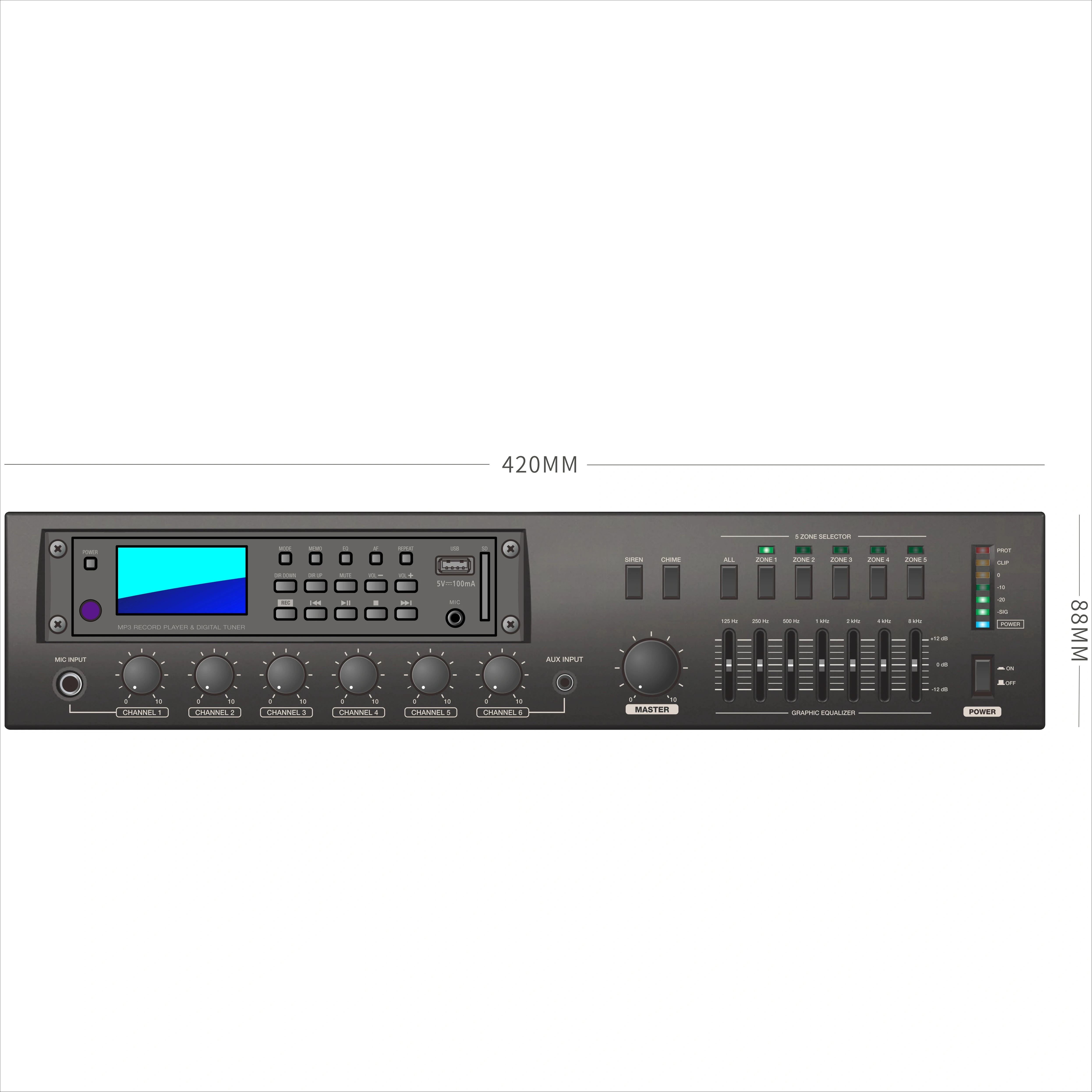 Amplificador de potência digit - Audio Music Store avaliação e preço
