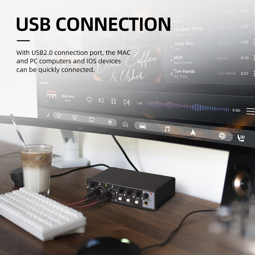 Interface de Áudio USB MD22 co - Audio Music Production avaliação e preço