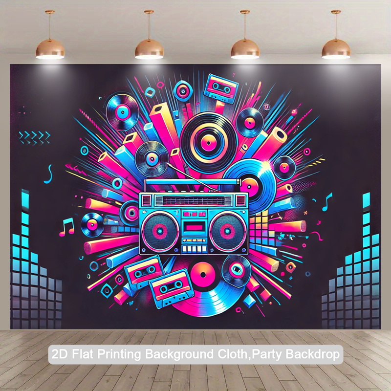Produto plano 2D, de uma única - Audio Music Background avaliação e preço