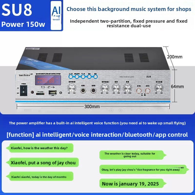 AI Inteligente Bluetooth Ampli - Audio Music Store avaliação e preço