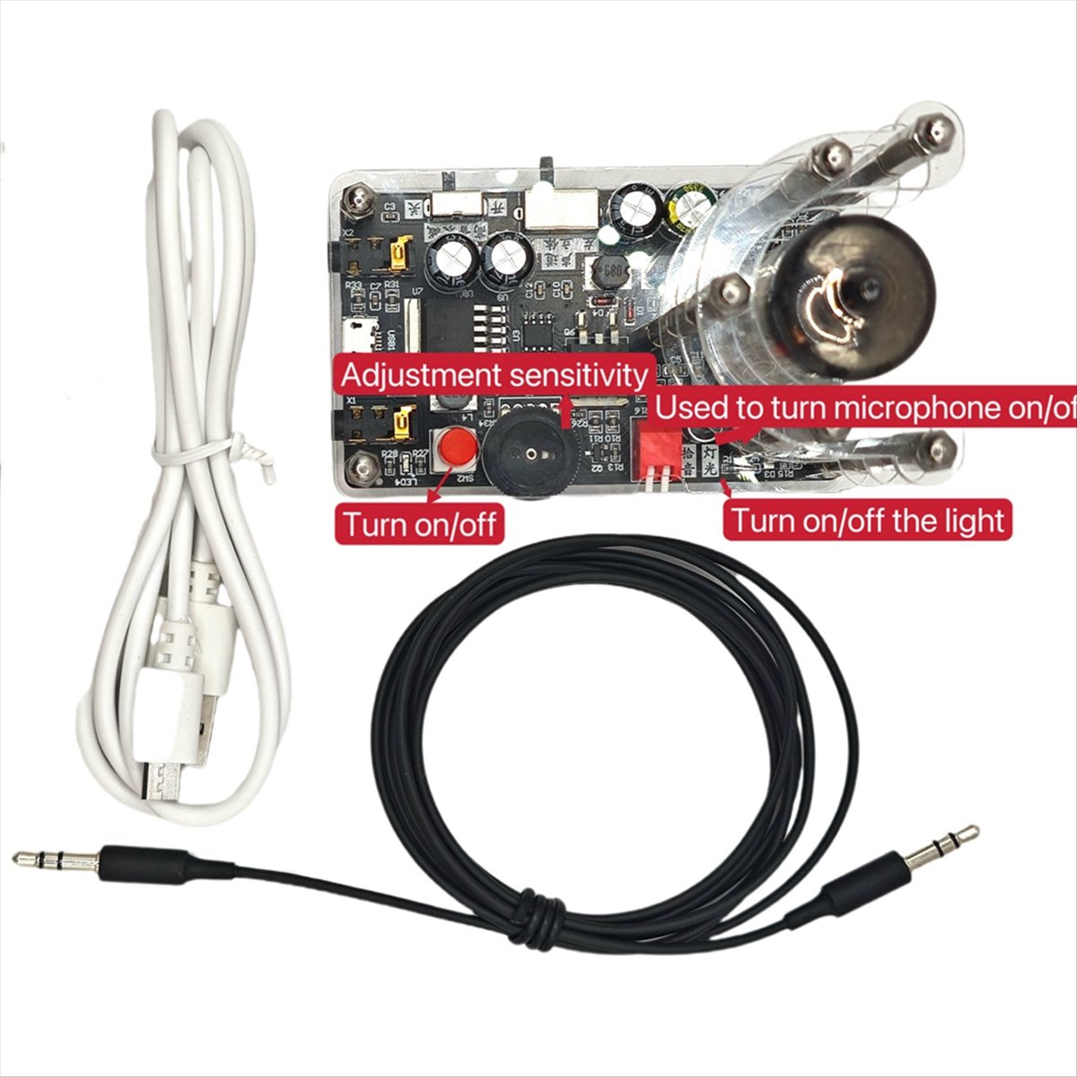 DTC5 Nova Luz de Espectro Musi - Audio Music In Youtube avaliação e preço