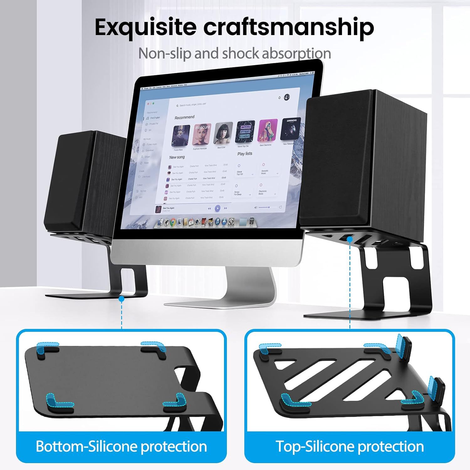 Suportes de Mesa para Caixas d - Studio Monitor Speaker avaliação e preço