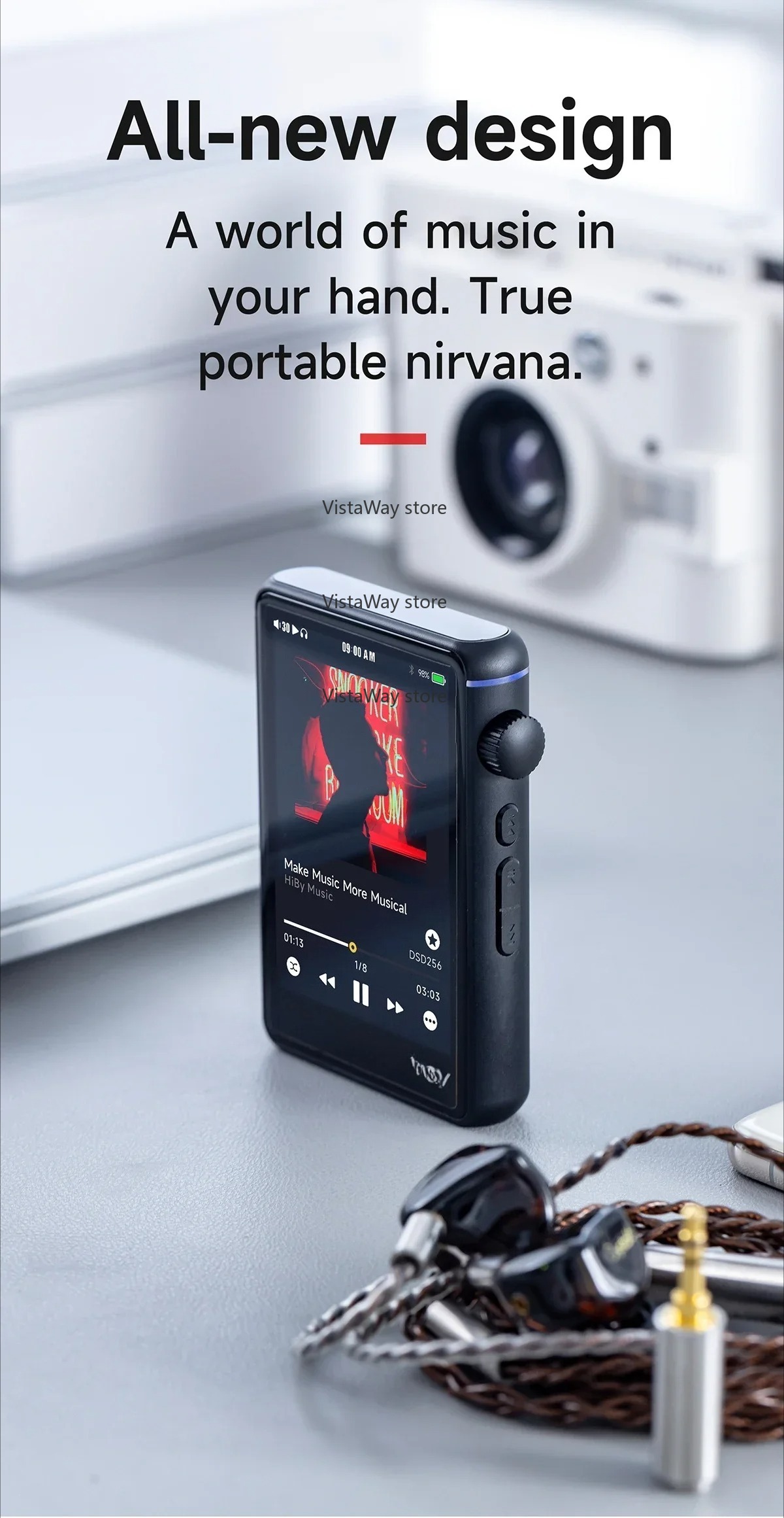 Bluetooth WiFi Music Player MP - Audio Music Web avaliação e preço