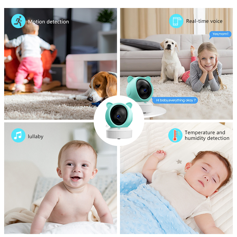 Danmini 1080p monitor do bebê  - Audio Music App avaliação e preço