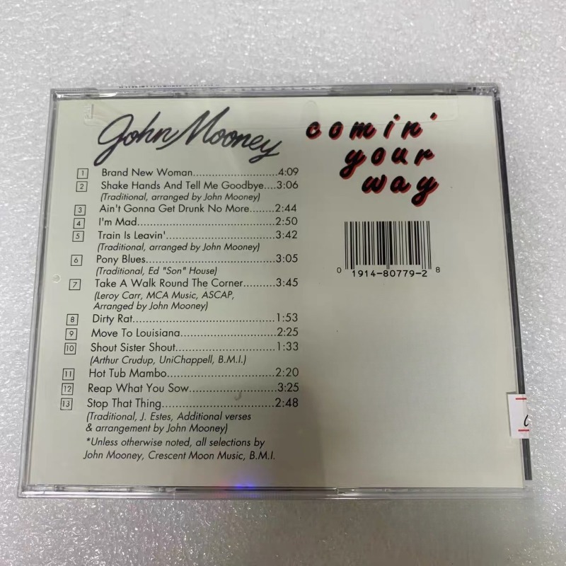 CD de Música John Mooney Coleç - Audio Music John avaliação e preço